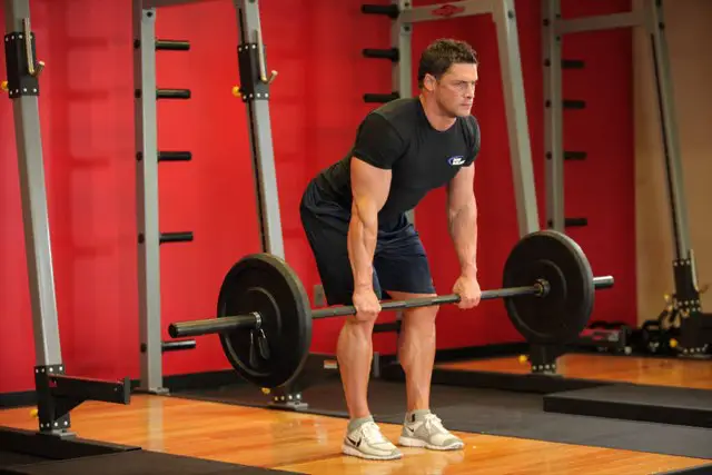 Barbell Row starting position