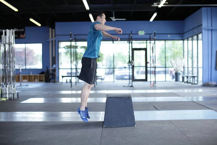 Box Jump demonstration, photo 2