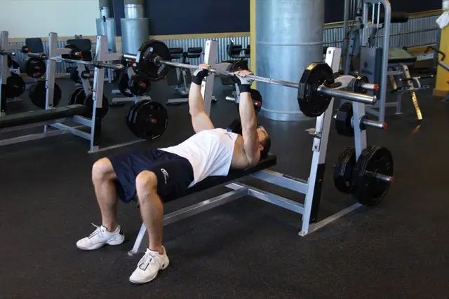 Close-Grip Bench Press end position