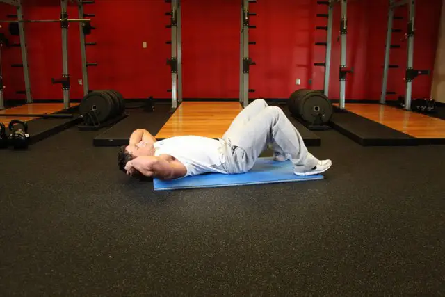 Crunches starting position