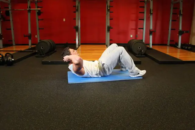 Crunches end position