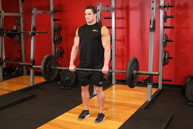 Deadlift end position