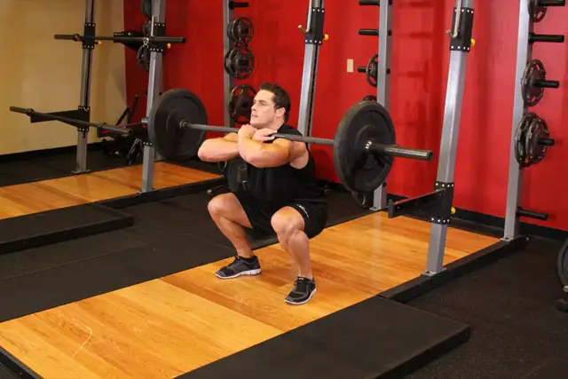 Front Squat end position