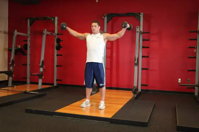Lateral Raises end position