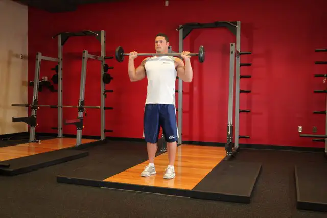 Overhead Press starting position