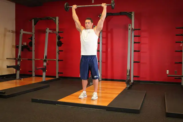 Overhead Press end position