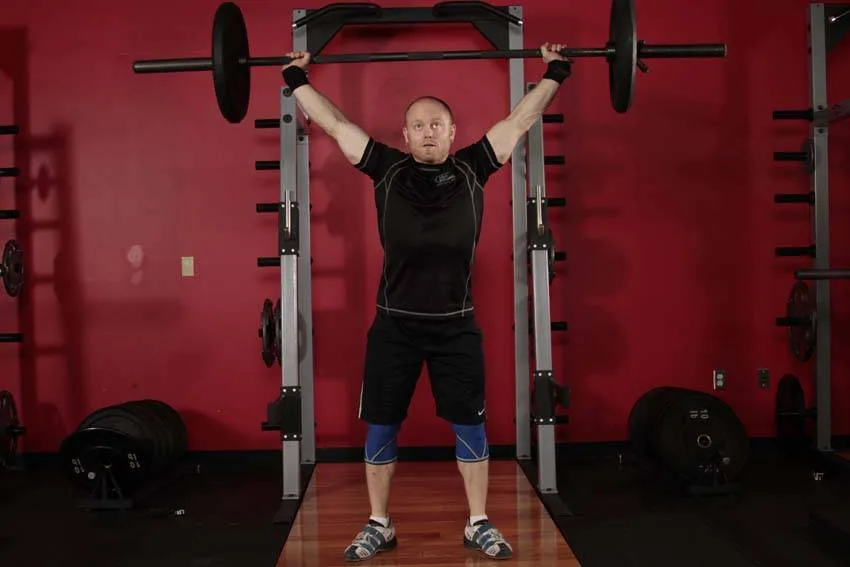 Overhead Squat demonstration, photo 1