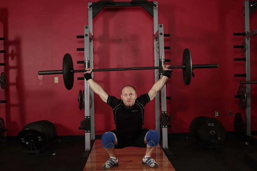 Overhead Squat demonstration, photo 2