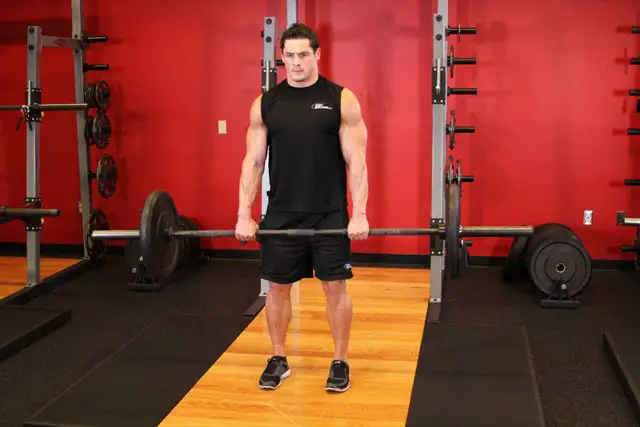 Romanian Deadlift end position