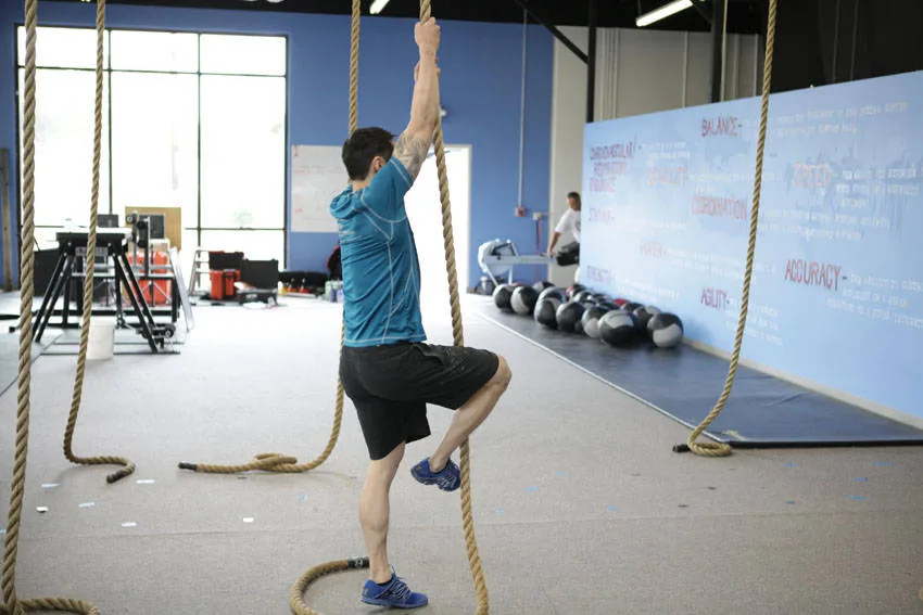 Rope Climb demonstration, photo 1