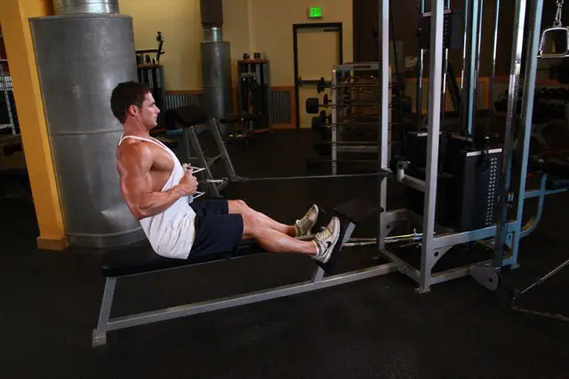 Seated Cable Row end position