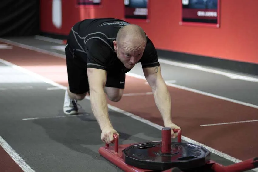 Sled Push demonstration, photo 2