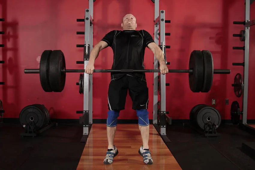 Squat Clean demonstration, photo 2