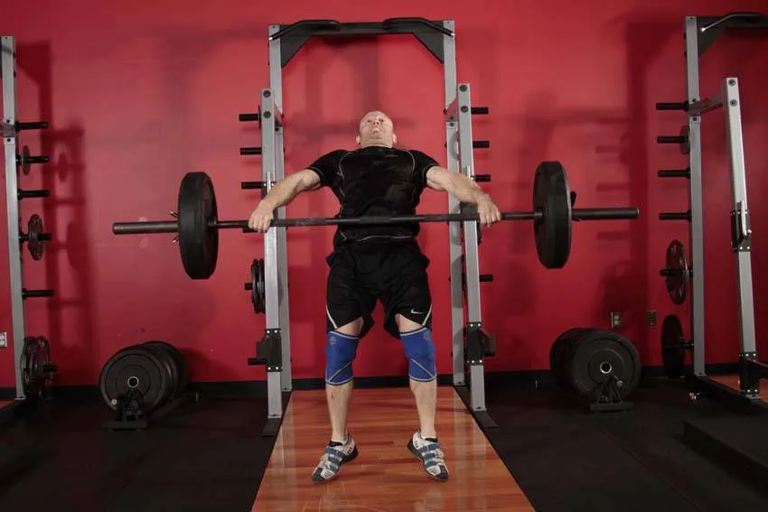 Squat Snatch demonstration, photo 2