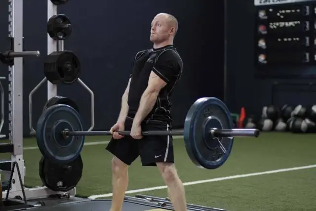 Sumo Deadlift end position