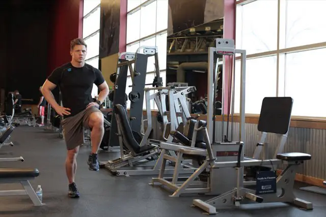 Walking Lunges starting position